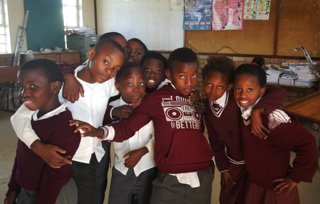 Support a class of at-risk South African children