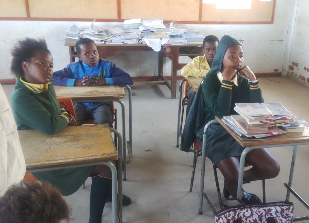 Support a class of at-risk South African children