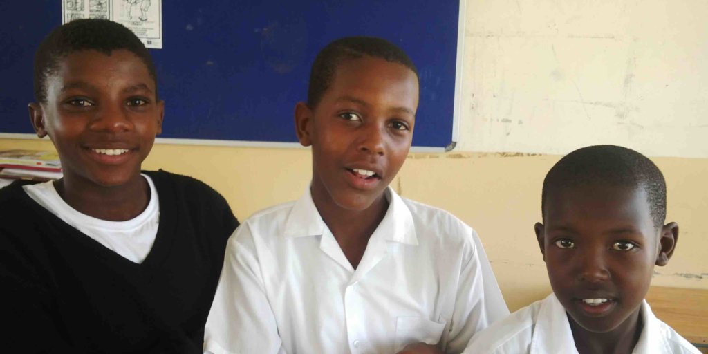 Support a class of at-risk South African children