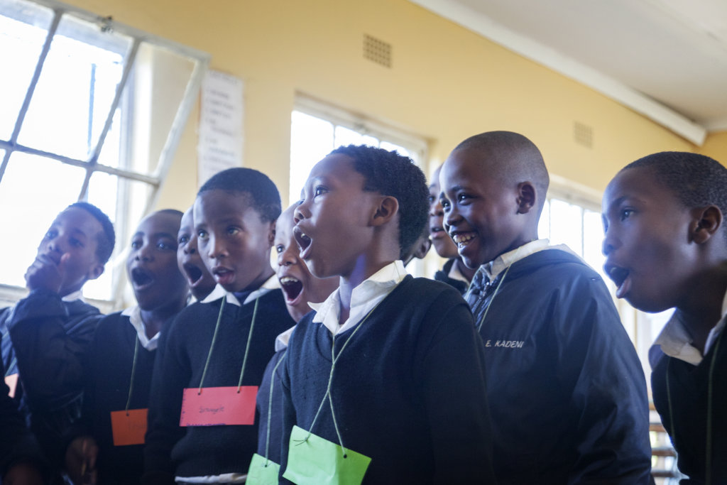 Support a class of at-risk South African children