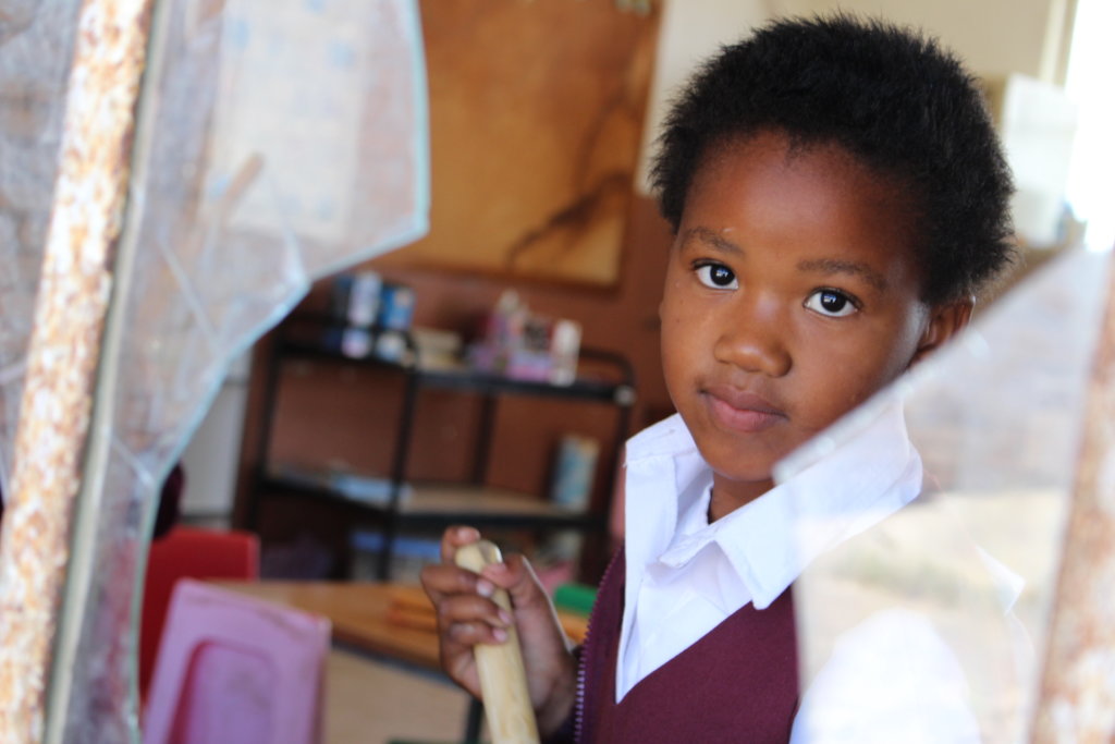 Support a class of at-risk South African children