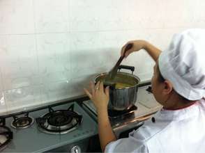 Future gormet chef!