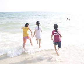 Beach trip for the King's Birthday.
