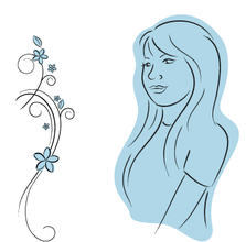 Transitions Girl Caricature 1