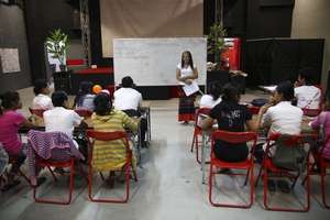 TLC girls in career training