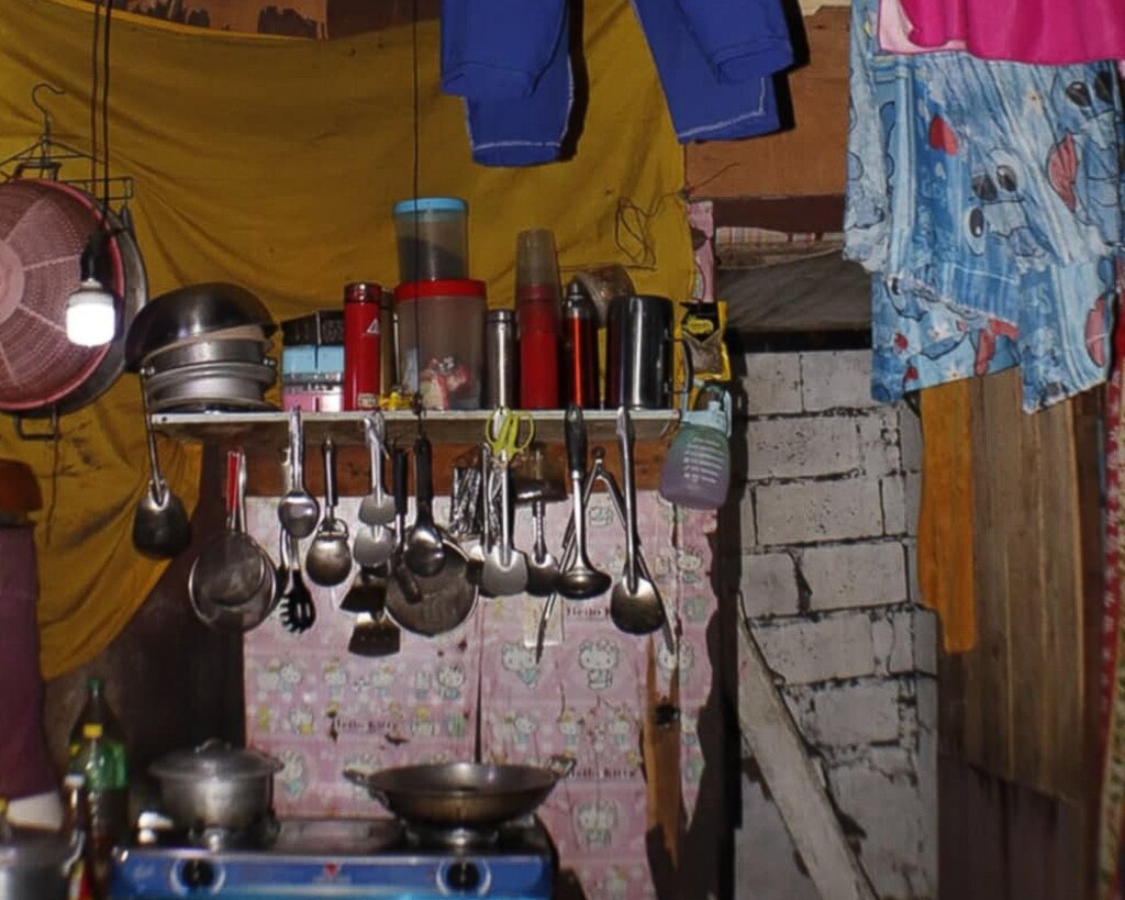 Charlene's home in Payatas