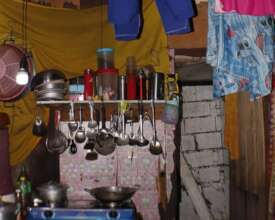 Charlene's home in Payatas