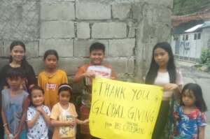 Some of the 312 children helped because of you