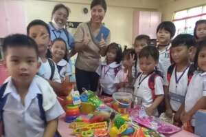 The project's additional classroom learning kits