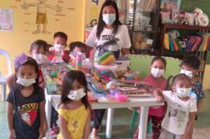 Daycare students of the Cabalitocan Daycare