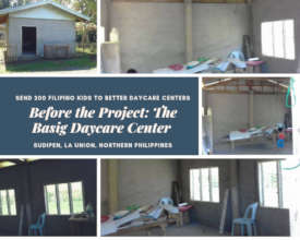 Before the Project: Basig Daycare Center