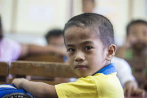 A daycare learner; photo by Exposure PH for HBI