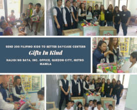 Gifts In Kind for the Daycare Project