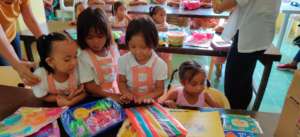 Cabalitocan Daycare Center Kids: "Wow, new toys!"