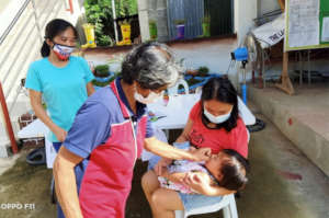 Vitamin A supplementation in Santol, La Union