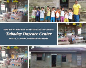 The Tubaday Daycare Center and its students