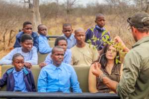 Game drive time - in my 'smart' clothes