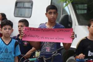 With your solidarity, we are not alone