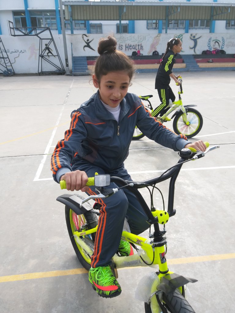 Sports for Girls in Gaza: The Big Ride 2018