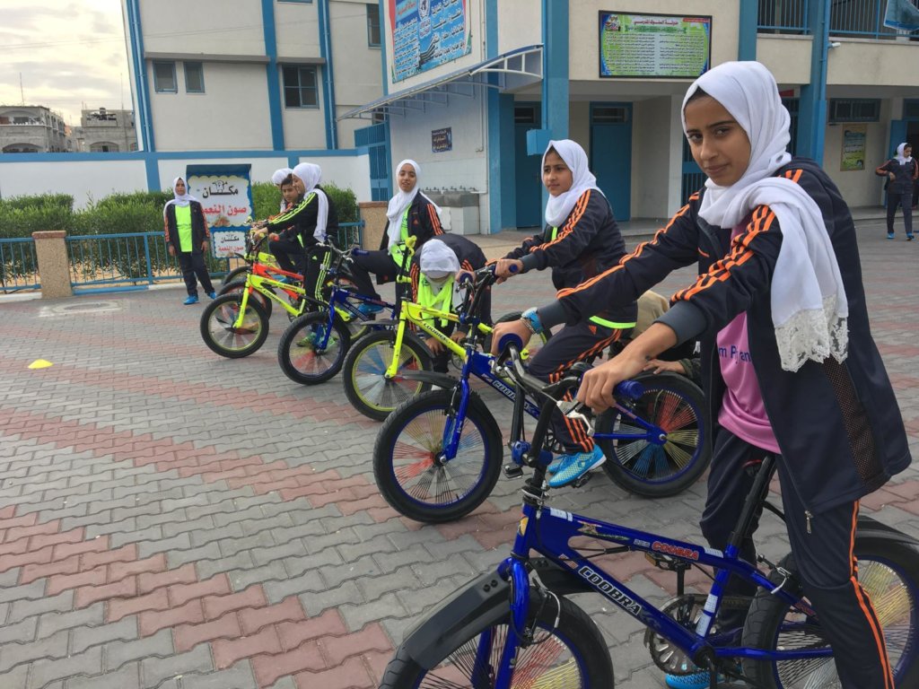 Sports for Girls in Gaza: The Big Ride 2018