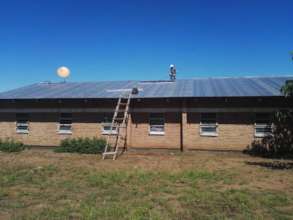 New solar panels installed 8 April 2019