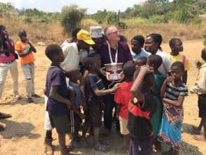 Drone testing at Mbando village