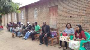 Meeting at Mbando village