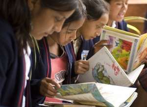 Girls Reading After School