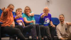 Dan & The Saunders Family at our reception