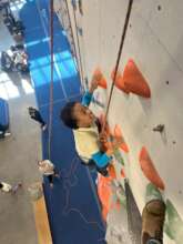 Indoor Rock Climbing with Boston Public Schools