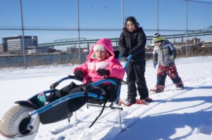 Snowshoeing