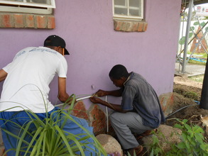 Ngqabutho training to do plumbing