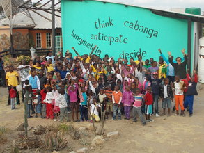 New clothes, smiles my last day in Zimbabwe