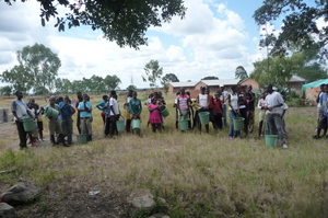 Elder Bucket Brigade to clean the land of trash
