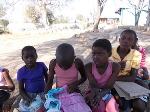 Receiving donated clothing