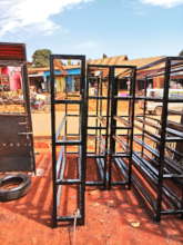Framing for the wooden book shelves