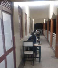 The balcony desks are wonderful!