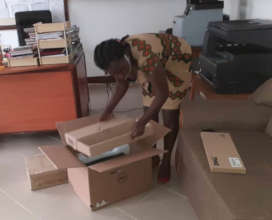Unpacking is the fun job of staff