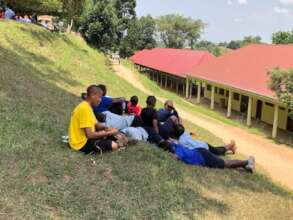 The hill offers a place to relax