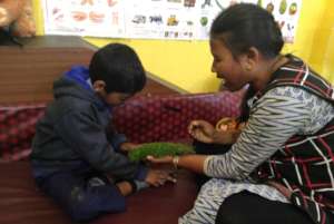 Sensory Stimulation Session Underway