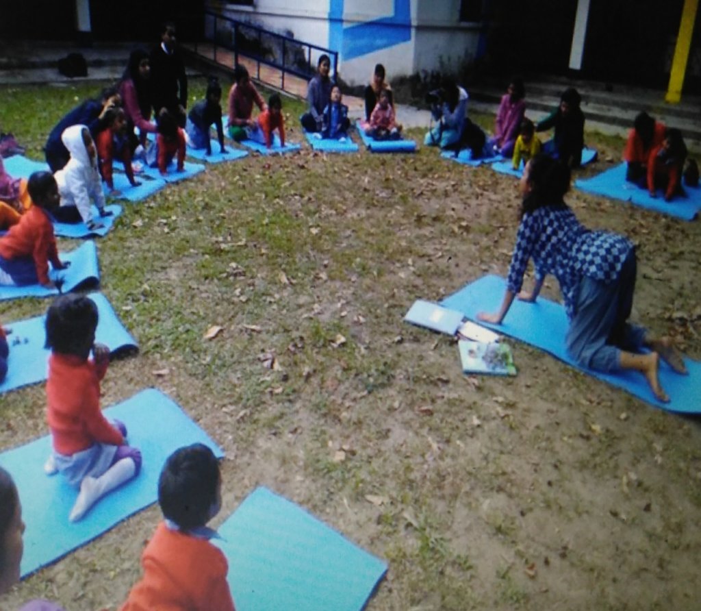 Alternate Yoga Therapy underway