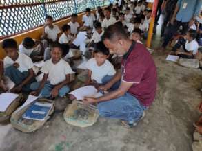 Evaluating the progress of their knowledge