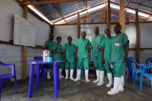 Team Members at the Ebola Treatment Center