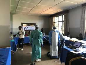 IPC training in Butembo Health Zone