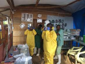 Staff prepare to provide care for Ebola patient