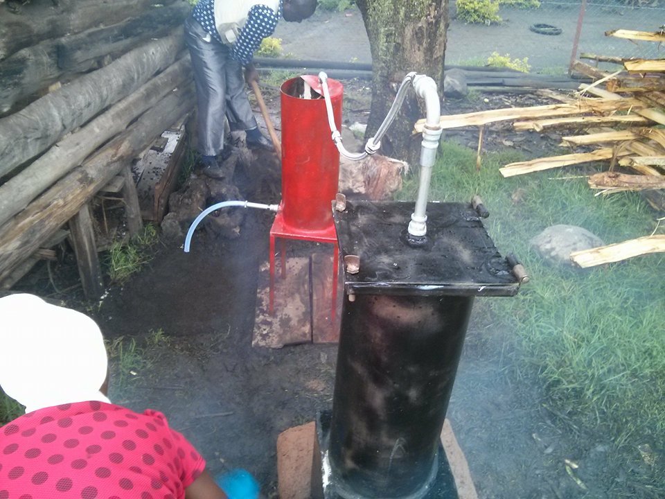 A herbal soap making machine for a youth group