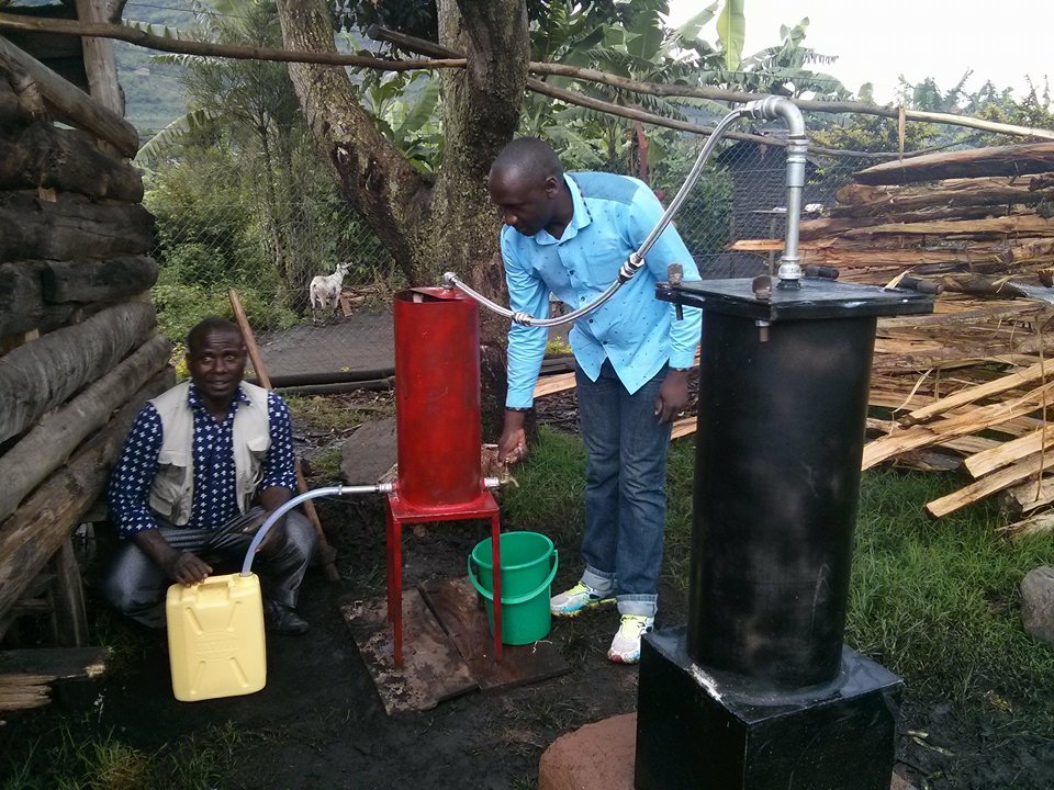 A herbal soap making machine for a youth group