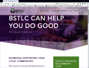 BSTLC website home page screenshot
