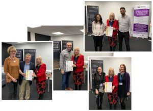 Four companies receive Charter Award certificates