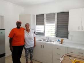 "Claire" and Disaster Case Manager - new kitchen!